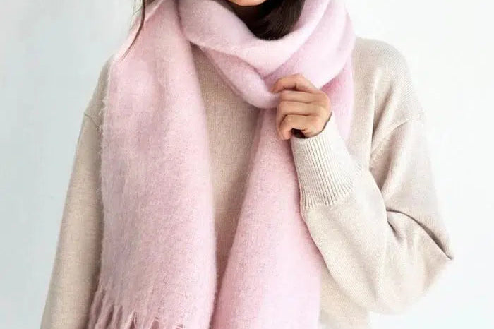 Pink Floss Scarf-Mosk Melbourne-Lot 39 Store & Cafe