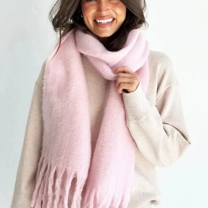 Pink Floss Scarf-Mosk Melbourne-Lot 39 Store & Cafe