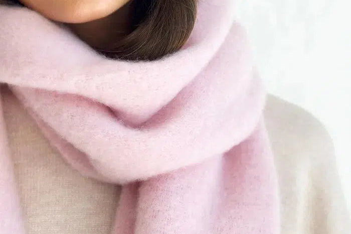 Pink Floss Scarf-Mosk Melbourne-Lot 39 Store & Cafe