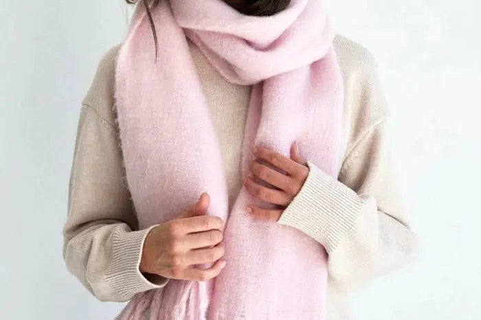 Pink Floss Scarf-Mosk Melbourne-Lot 39 Store & Cafe