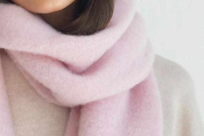 Pink Floss Scarf-Mosk Melbourne-Lot 39 Store & Cafe