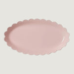 Pink Scallop Platter-In to the Roundhouse-Lot 39 Store & Cafe