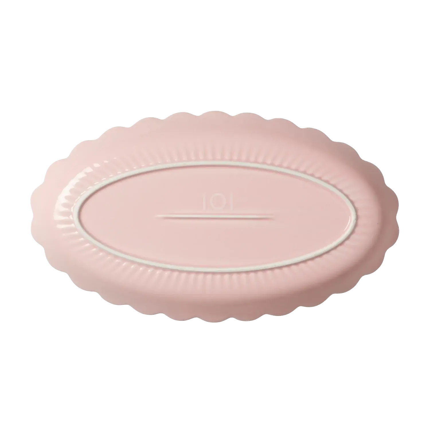 Pink Scallop Platter-In to the Roundhouse-Lot 39 Store & Cafe