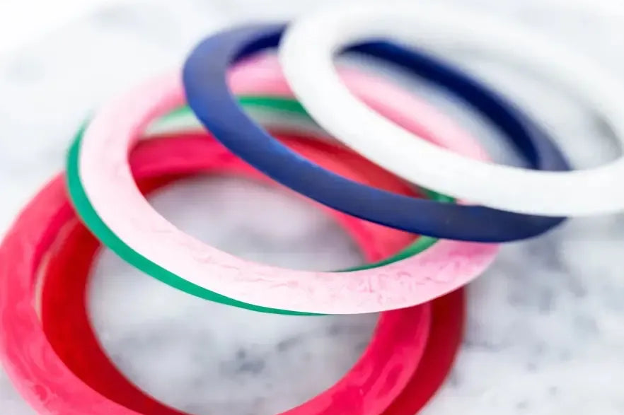 Point Resin Stacking Bangle-Greenwood Designs-Lot 39 Store & Cafe