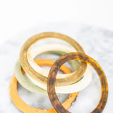 Point Resin Stacking Bangle-Greenwood Designs-Lot 39 Store & Cafe