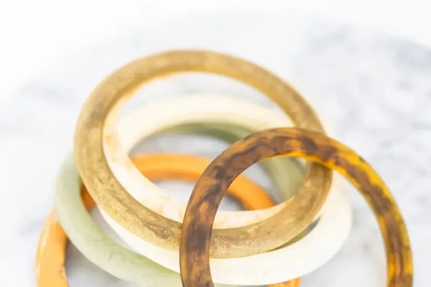 Point Resin Stacking Bangle-Greenwood Designs-Lot 39 Store & Cafe