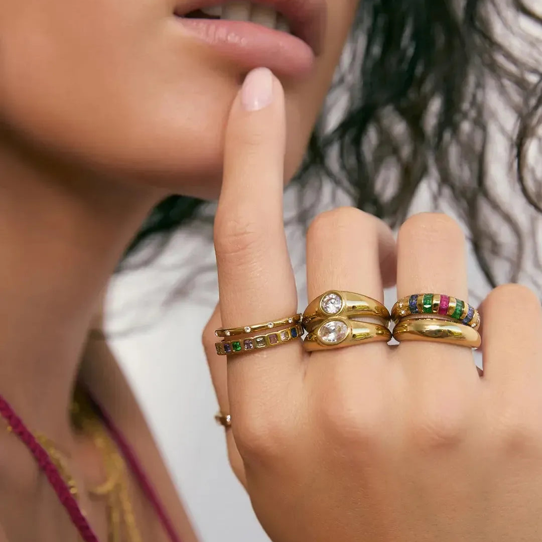 Quinn Gold Ring - Multi-Arms of Eve-Lot 39 Store & Cafe