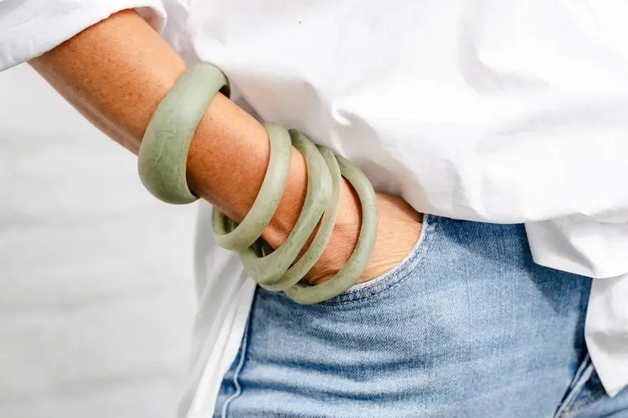Resin Stacking Cuff-Greenwood Designs-Lot 39 Store & Cafe