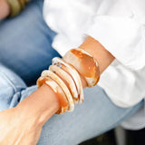 Resin Stacking Cuff-Greenwood Designs-Lot 39 Store & Cafe