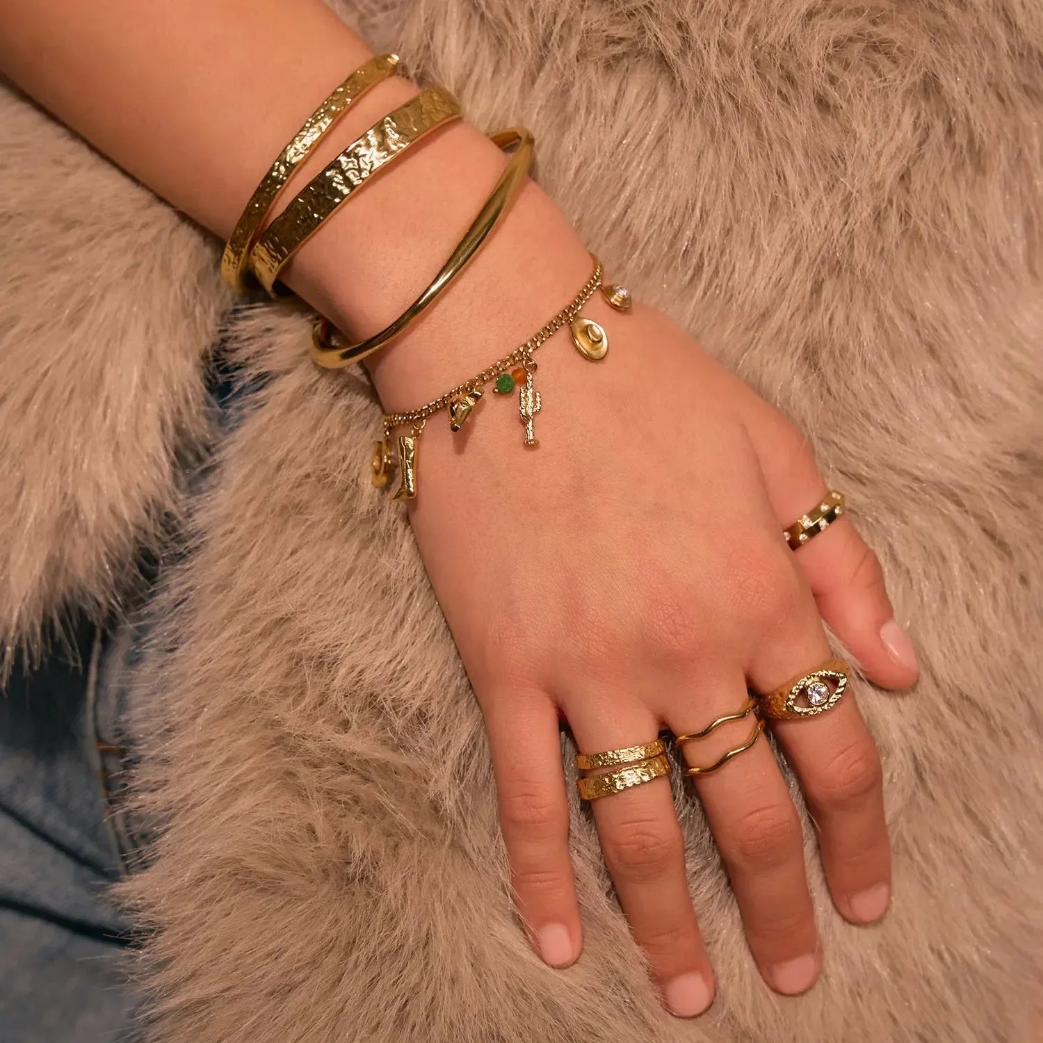 Rodeo Gold Charm Bracelet-Arms of Eve-Lot 39 Store & Cafe