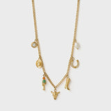 Rodeo Gold Charm Necklace-Arms of Eve-Lot 39 Store & Cafe