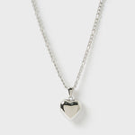 Rose Heart Necklace - Silver-Arms of Eve-Lot 39 Store & Cafe