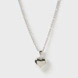 Rose Heart Necklace - Silver-Arms of Eve-Lot 39 Store & Cafe