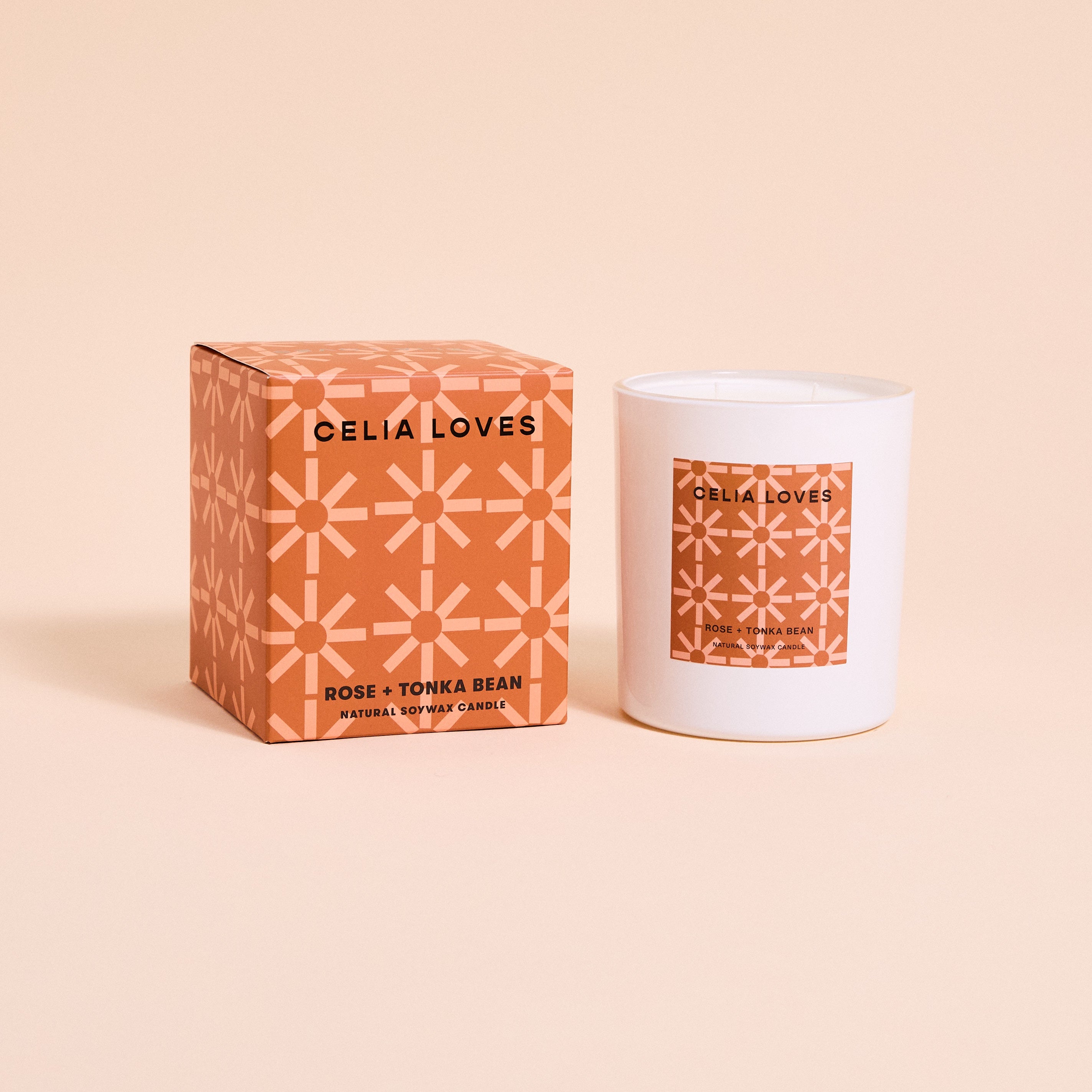 Rose & Tonka Bean Candle-Celia Loves-Lot 39 Store & Cafe