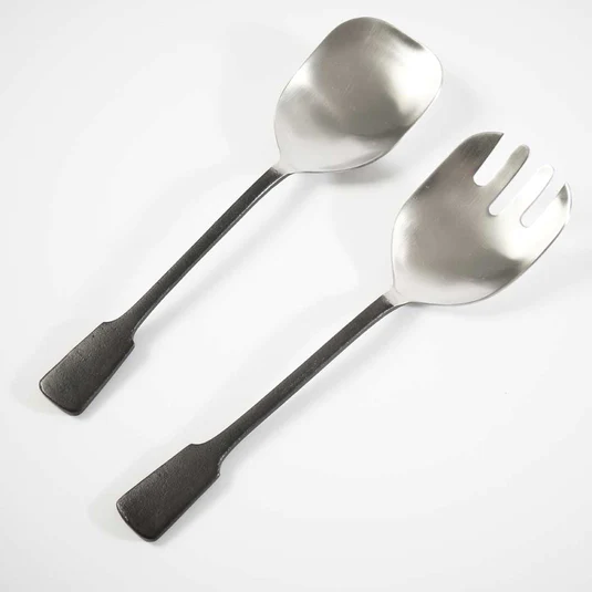 Salad Servers - Matte Black-Eadie Lifestyle-Lot 39 Store & Cafe