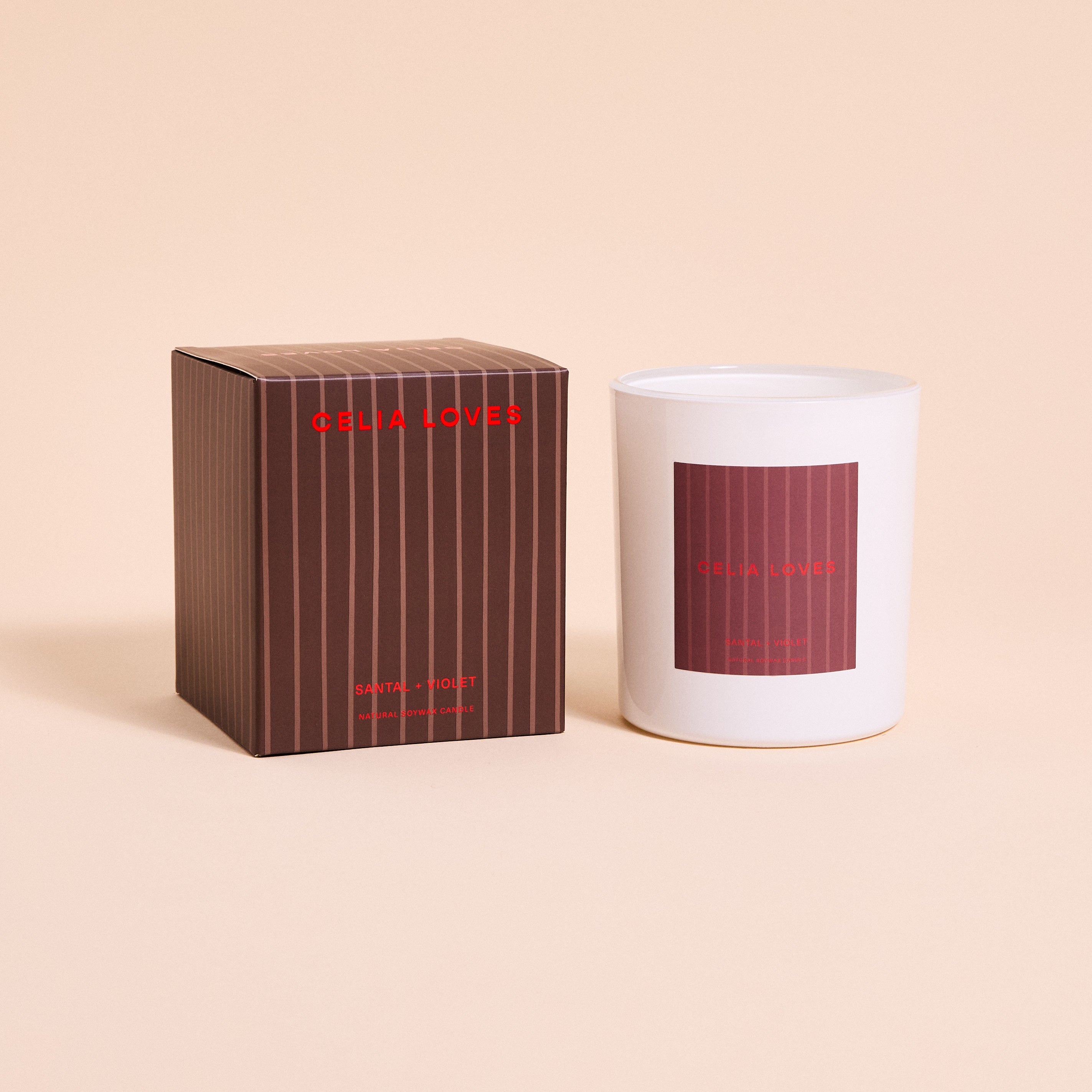 Santal & Violet Candle-Celia Loves-Lot 39 Store & Cafe