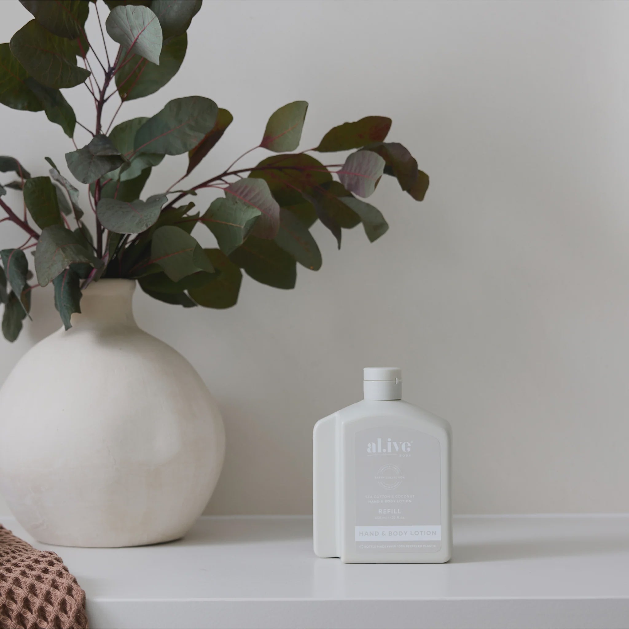 Sea Cotton & Coconut Lotion 650ml Refill-al.ive-Lot 39 Store & Cafe