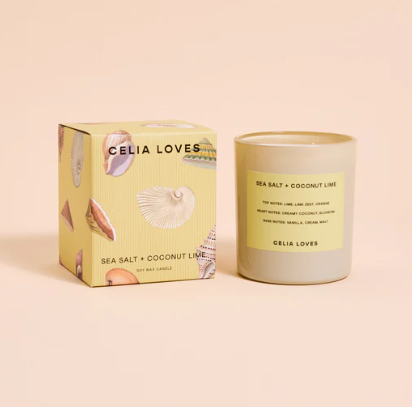 Sea Salt Coconut Lime Candle-Celia Loves-Lot 39 Store & Cafe
