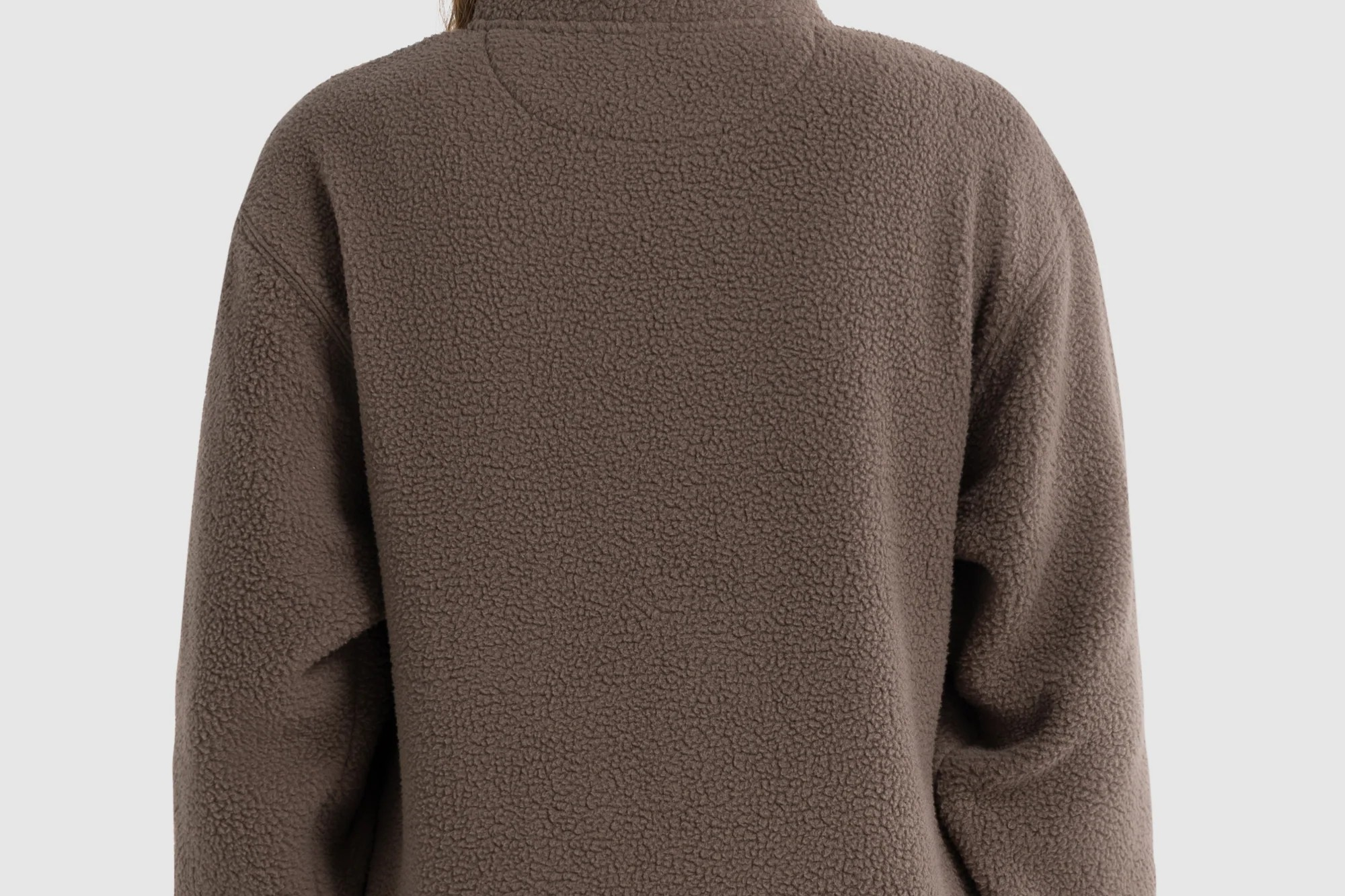 Sherpa Fleece Quarter Zip - Espresso-ORTC-Lot 39 Store & Cafe