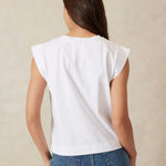 Shoulder Tee - White-Not specified-Lot 39 Store & Cafe