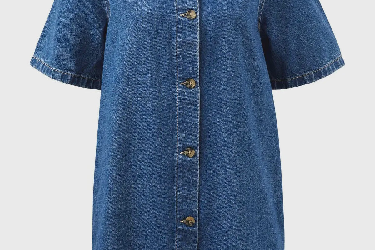 Sienna Denim Dress-Ceres Life-Lot 39 Store & Cafe