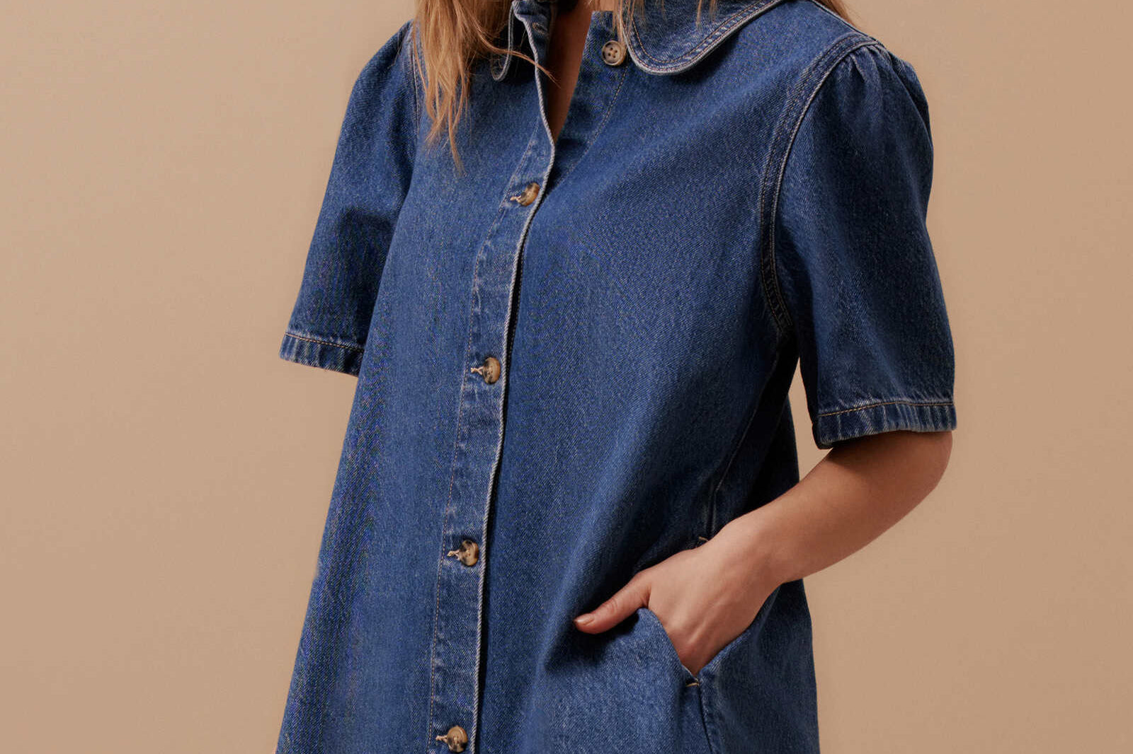 Sienna Denim Dress-Ceres Life-Lot 39 Store & Cafe