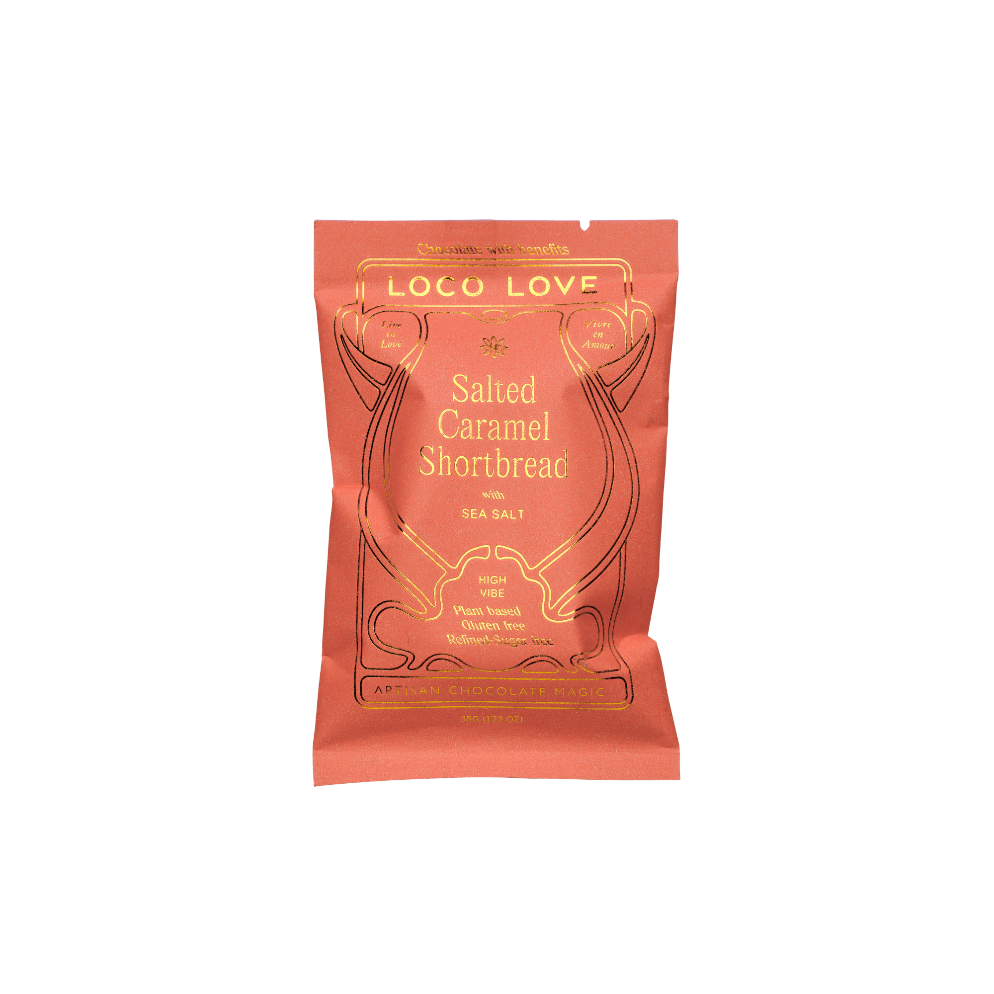 Single Salted Caramel Shortbread 35g-Loco Love-Lot 39 Store & Cafe