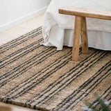 Smith Stripe Jute Mat-Zebra Homes-Lot 39 Store & Cafe