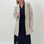 St George Coat - Beige-White Closet-Lot 39 Store & Cafe