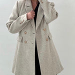 St George Coat - Beige-White Closet-Lot 39 Store & Cafe