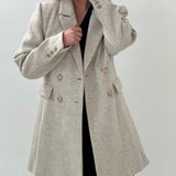 St George Coat - Beige-White Closet-Lot 39 Store & Cafe