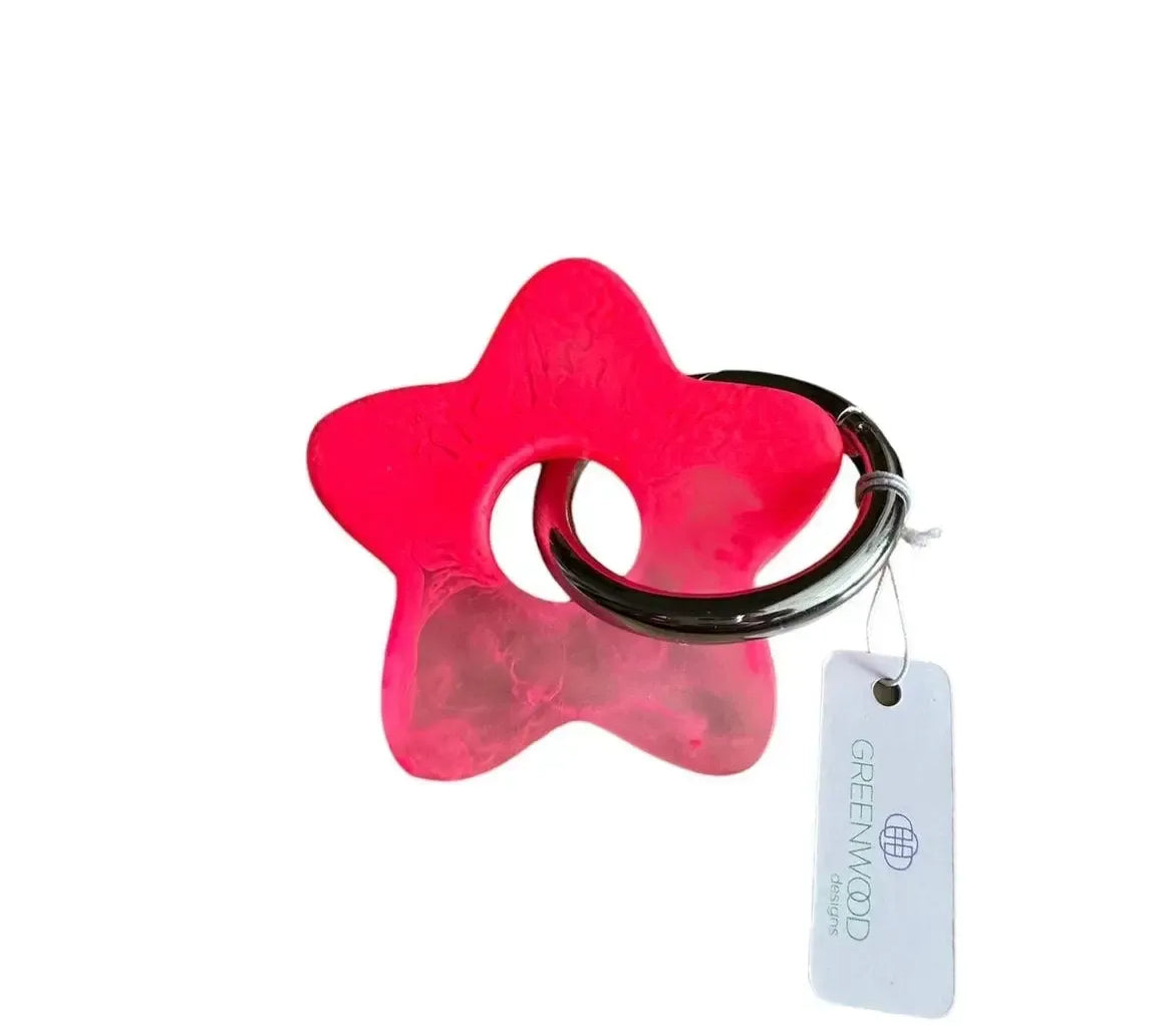 Star Resin Keyrings-Greenwood Designs-Lot 39 Store & Cafe