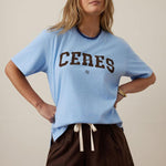Stevie Slouchy Tee - Powder Blue-Ceres Life-Lot 39 Store & Cafe