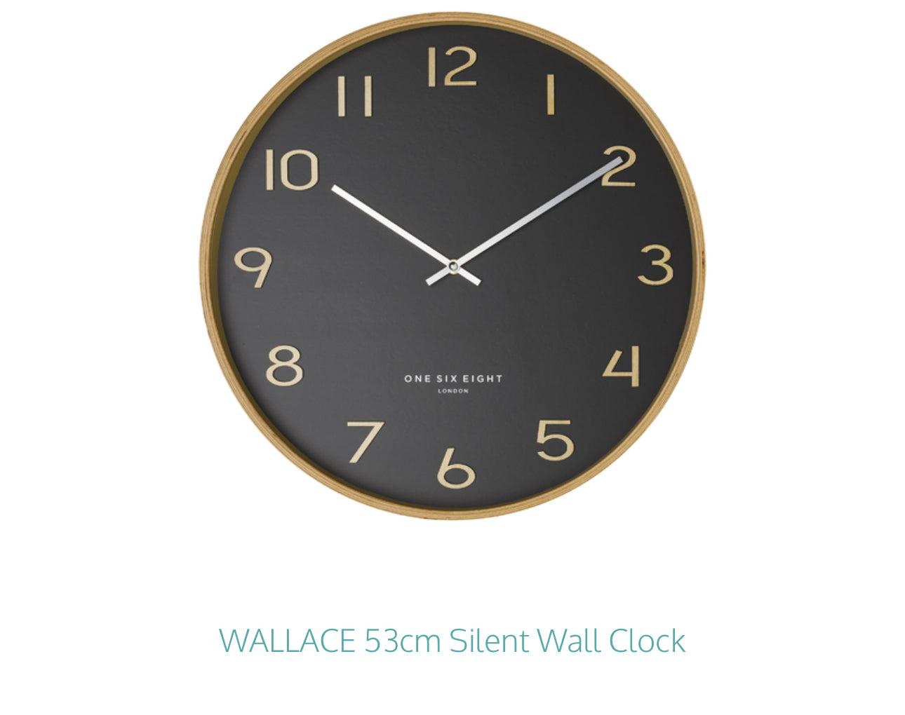 Wallace Clock - Black-PS Home & Living-Lot 39 Store & Cafe