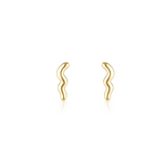 Wave Stud Earrings-Linda Tahija-Lot 39 Store & Cafe