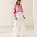 White Linen Pant-White Closet-Lot 39 Store & Cafe