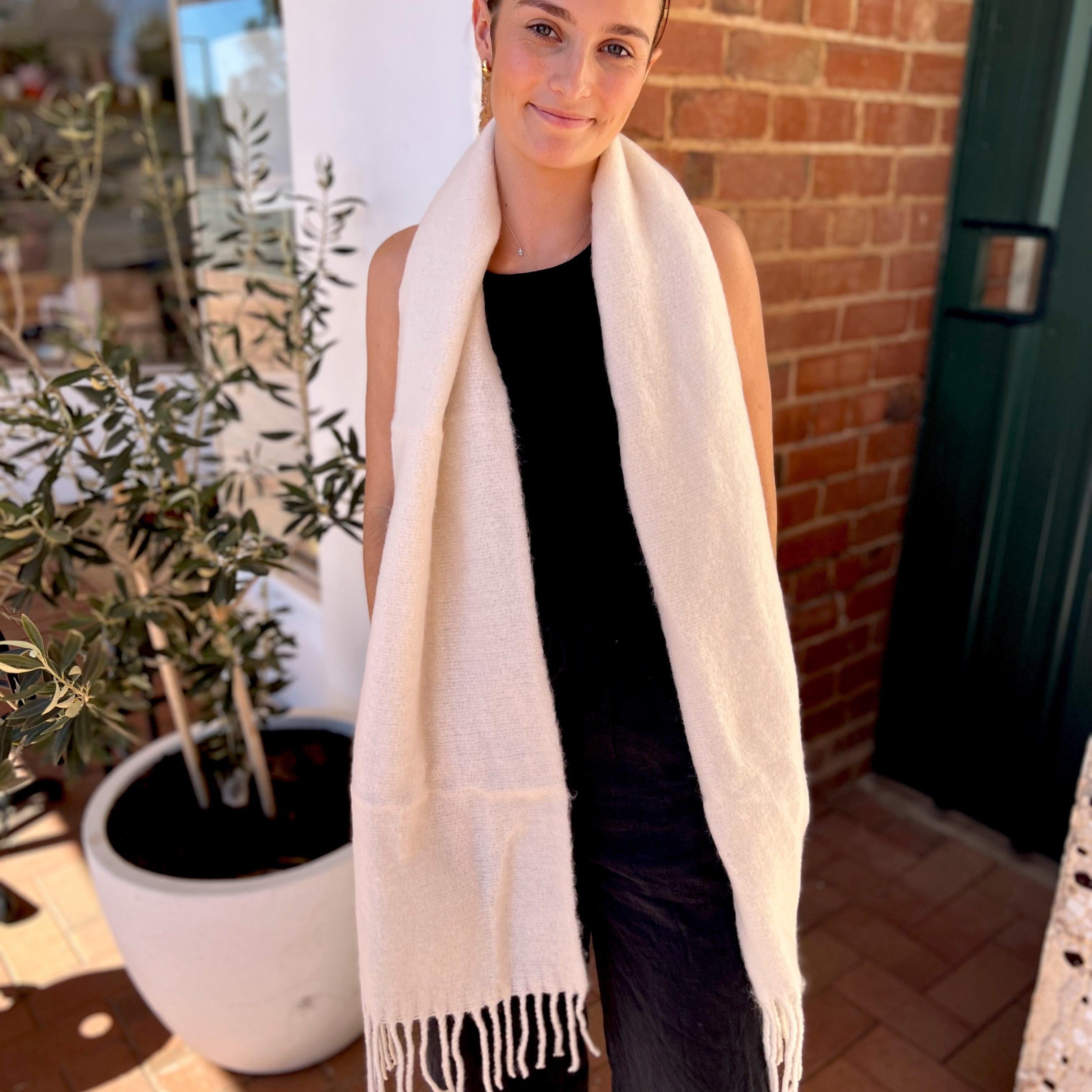 White Scarf-Not specified-Lot 39 Store & Cafe