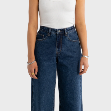 Willow Demin Wide Leg - Indigo-ORTC-Lot 39 Store & Cafe