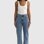 Willow Denim Straight Leg - Mid Blue-ORTC-Lot 39 Store & Cafe