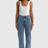 Willow Denim Straight Leg - Mid Blue-ORTC-Lot 39 Store & Cafe