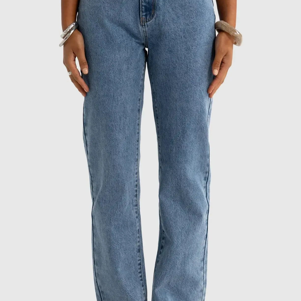 Willow Denim Straight Leg - Mid Blue-ORTC-Lot 39 Store & Cafe