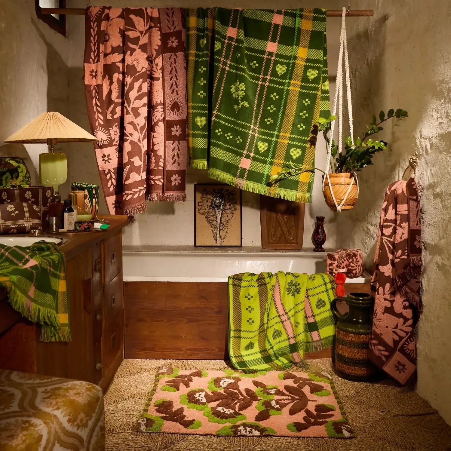 Winona Bath Mat - Carnelian-Sage & Clare-Lot 39 Store & Cafe