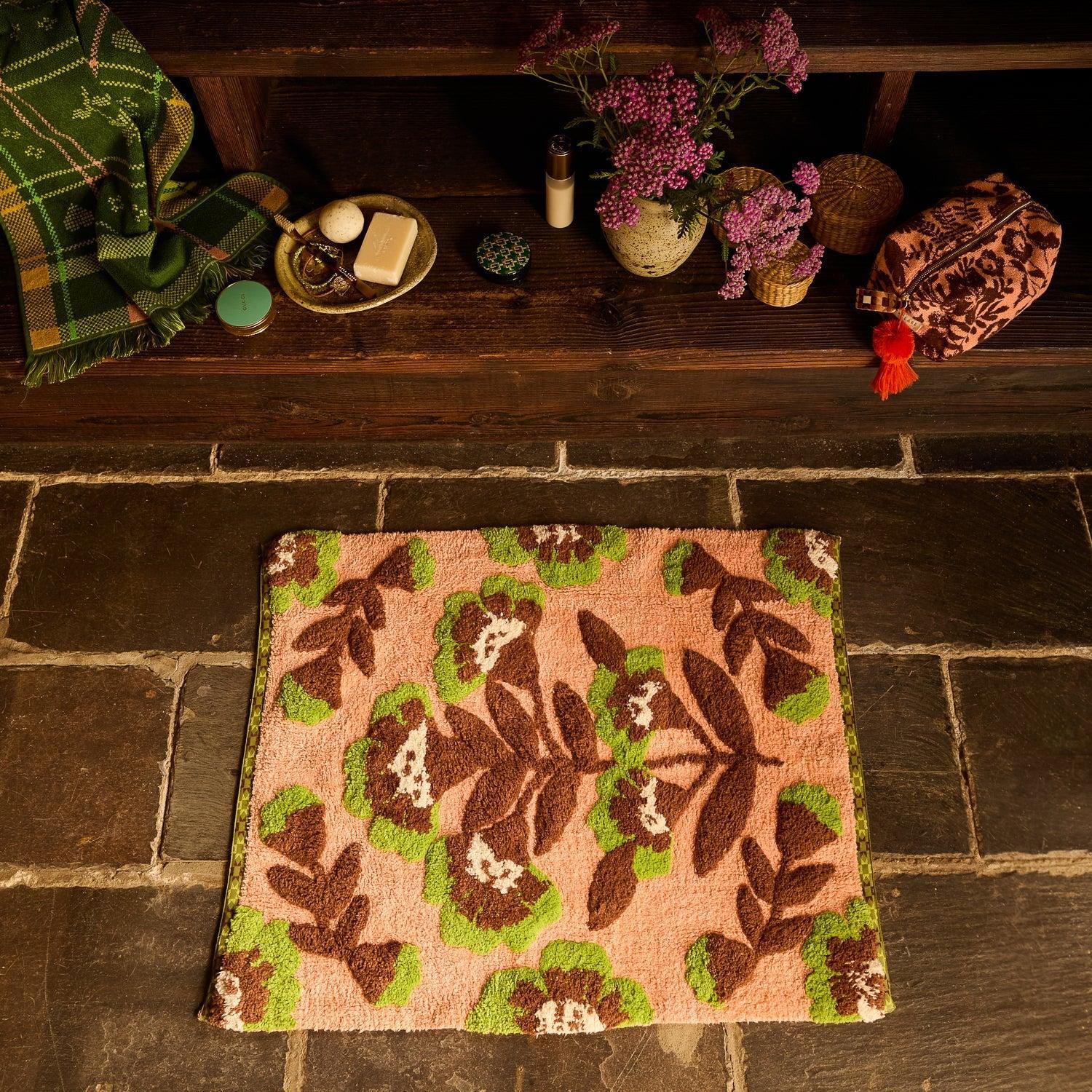 Winona Bath Mat - Carnelian-Sage & Clare-Lot 39 Store & Cafe