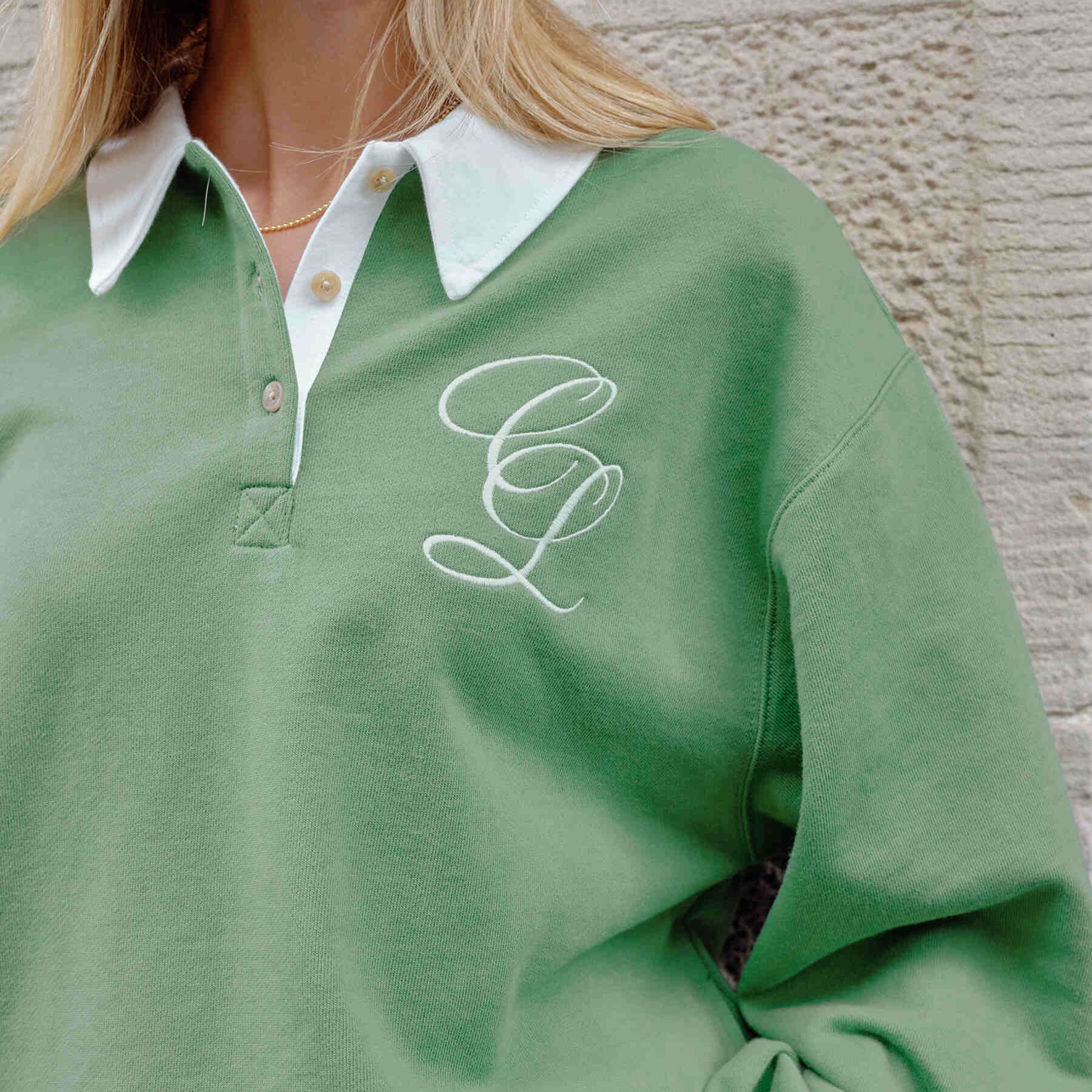 Wren Rugby Sweat - Pistachio-Ceres Life-Lot 39 Store & Cafe