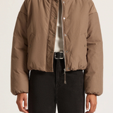 Xander Puffer Jacket - Taupe-Nude Lucy-Lot 39 Store & Cafe