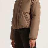 Xander Puffer Jacket - Taupe-Nude Lucy-Lot 39 Store & Cafe