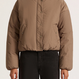 Xander Puffer Jacket - Taupe-Nude Lucy-Lot 39 Store & Cafe