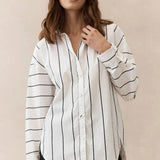 Yuki Stripe Shirt-Little Lies-Lot 39 Store & Cafe