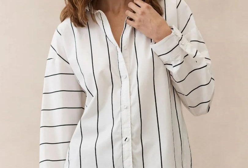 Yuki Stripe Shirt-Little Lies-Lot 39 Store & Cafe