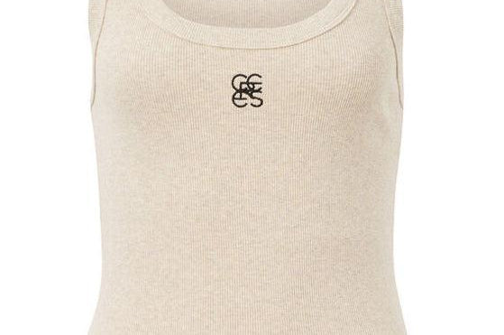 Zoe Contour Rib Tank - Oatmeal-Ceres Life-Lot 39 Store & Cafe
